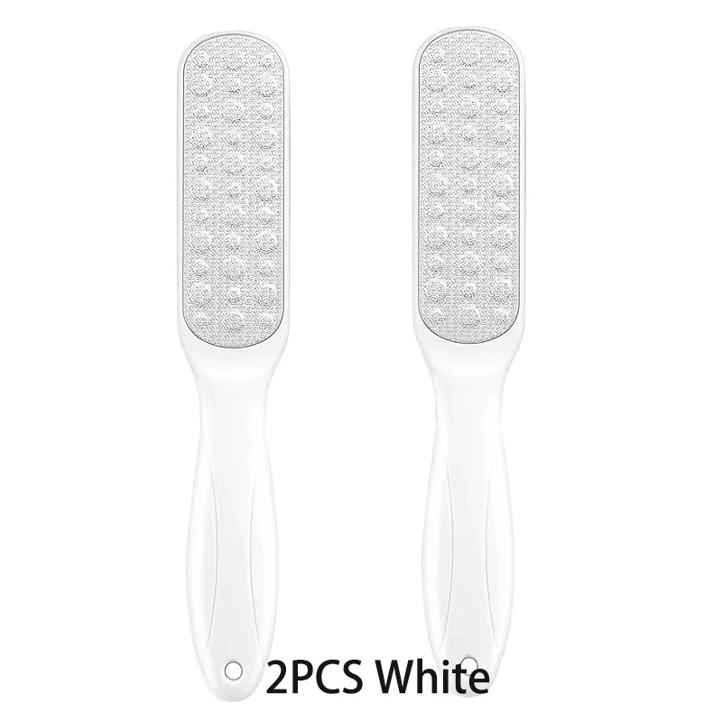 High-quality 304 stainless steel foot file, double-sided callus remover for dead skin, professional pedicure tools, callus scraper 