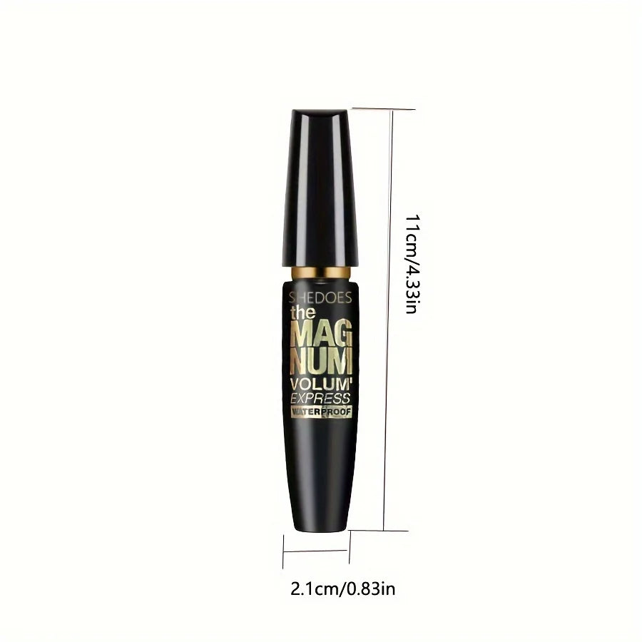 4D Black Mascara Thickening, Lengthening, Curling, Waterproof Liquid Fiber Mascara 