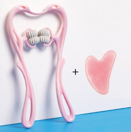 Multifunctional Six-Wheel Manual Neck Massager, Roller Massage Tool