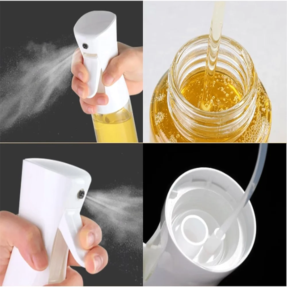 Spray à l’huile pour la cuisine - Distributeur d’huile d’olive Pulvérisateur de bouteille Brume-Vinaigre d’huile de qualité alimentaire réusable, Bouteille de pulvérisation Accessoires de cuisine