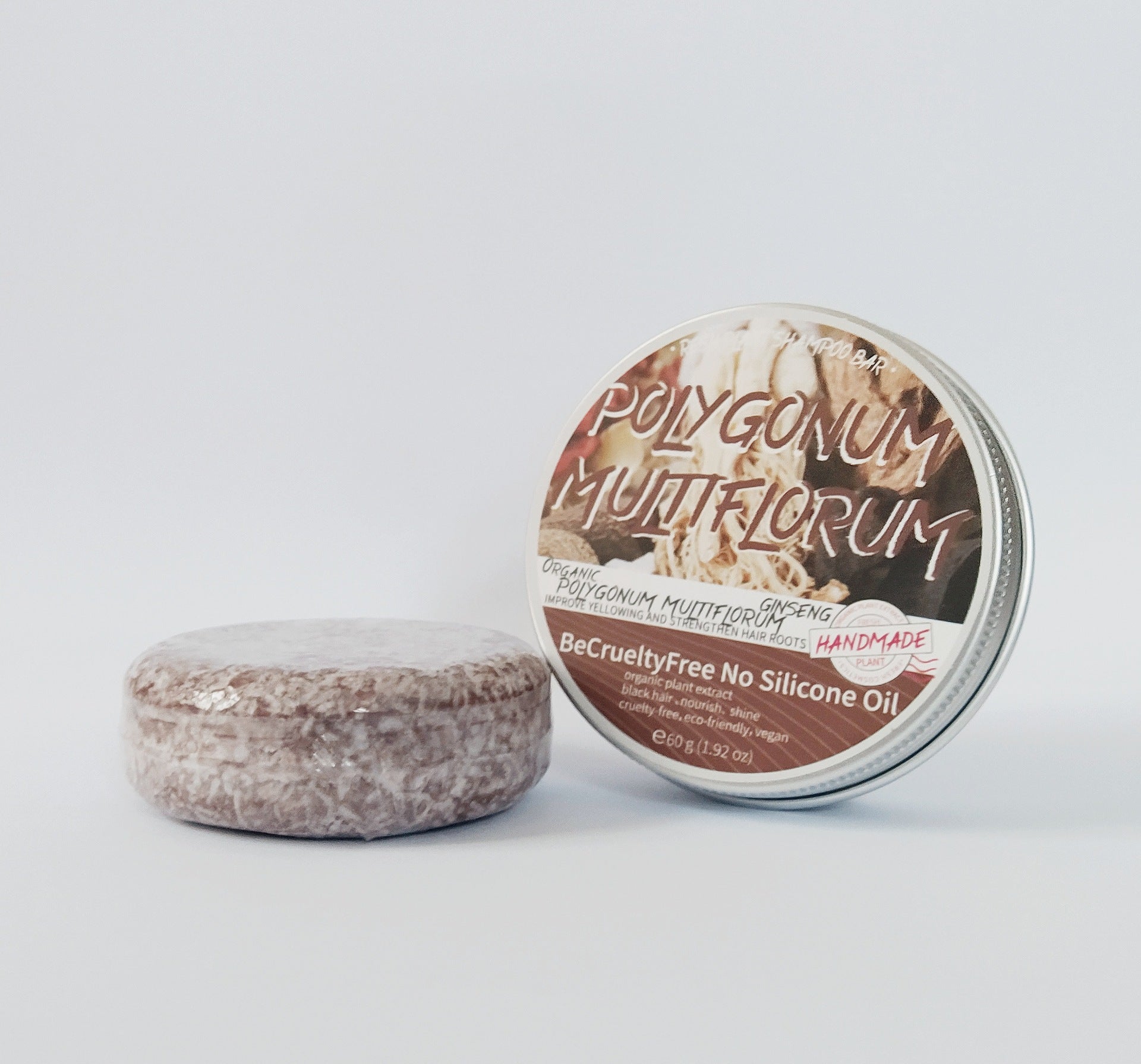 Commerce extérieur Silicone sans huile Version anglaise Polygonum Ginseng Savon Savon nourrissant Shampooing Savon à l’huile essentielle Savon Shampooing Savon