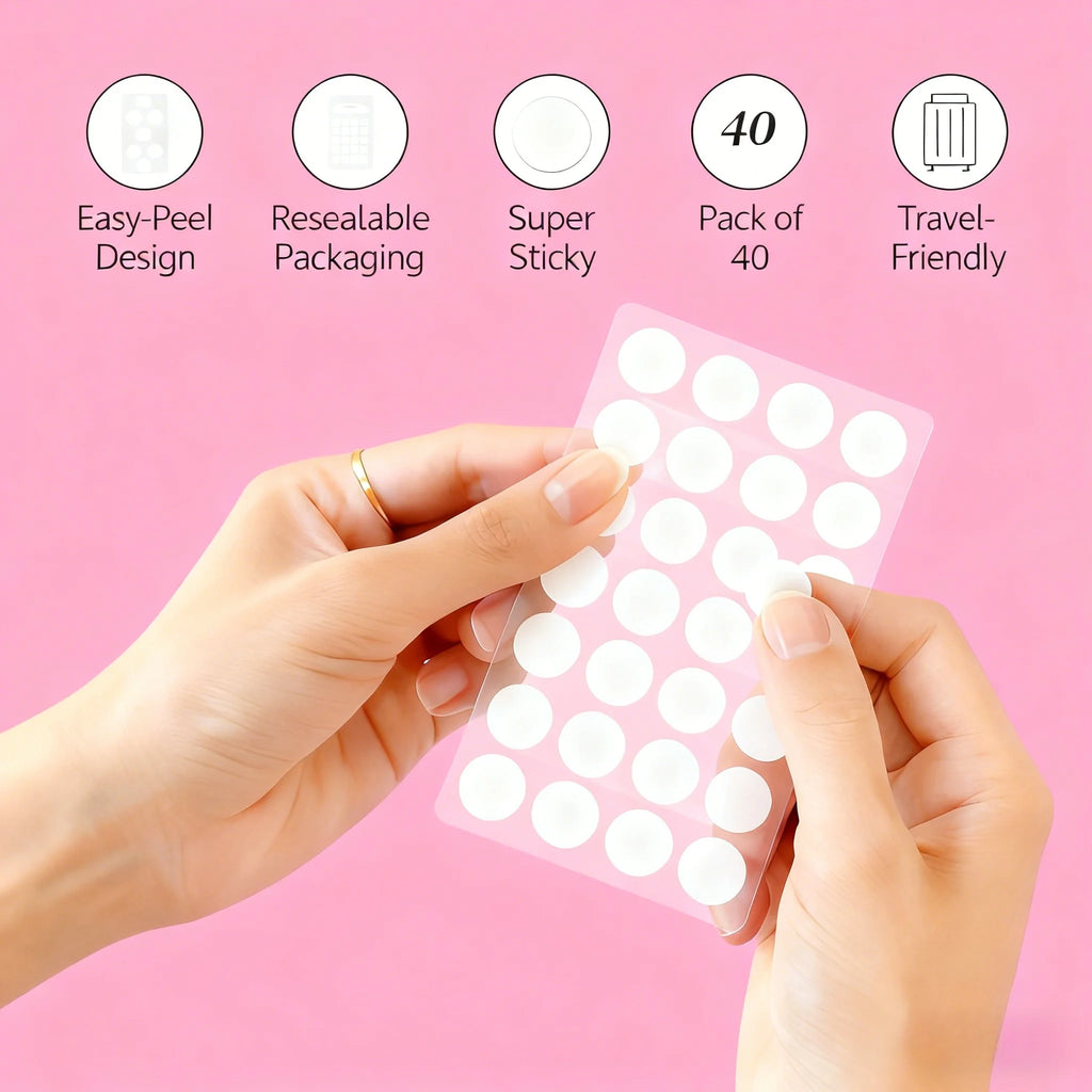 200/400/800 Pieces HITWORKER Hydrocolloid Acne Patches - Invisible, High-Quality Pimple Stickers with Salicylic Acid &amp; Tea Tree
