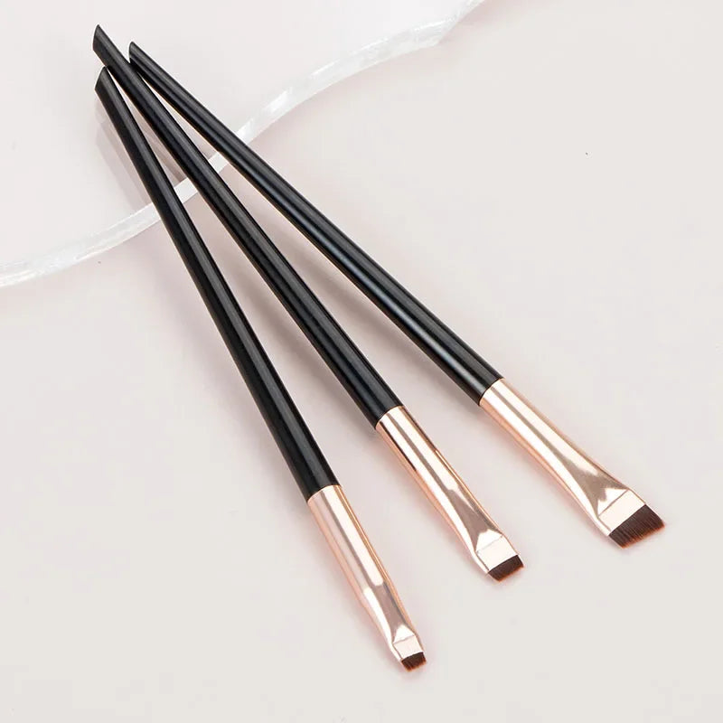 2/5Pc Karsyngirl Upgrade Blade Eyeliner Brush Ultra Thin Fine Angle Flat Eyebrow Brush Under The Eyes Place Precise Detail Brush 