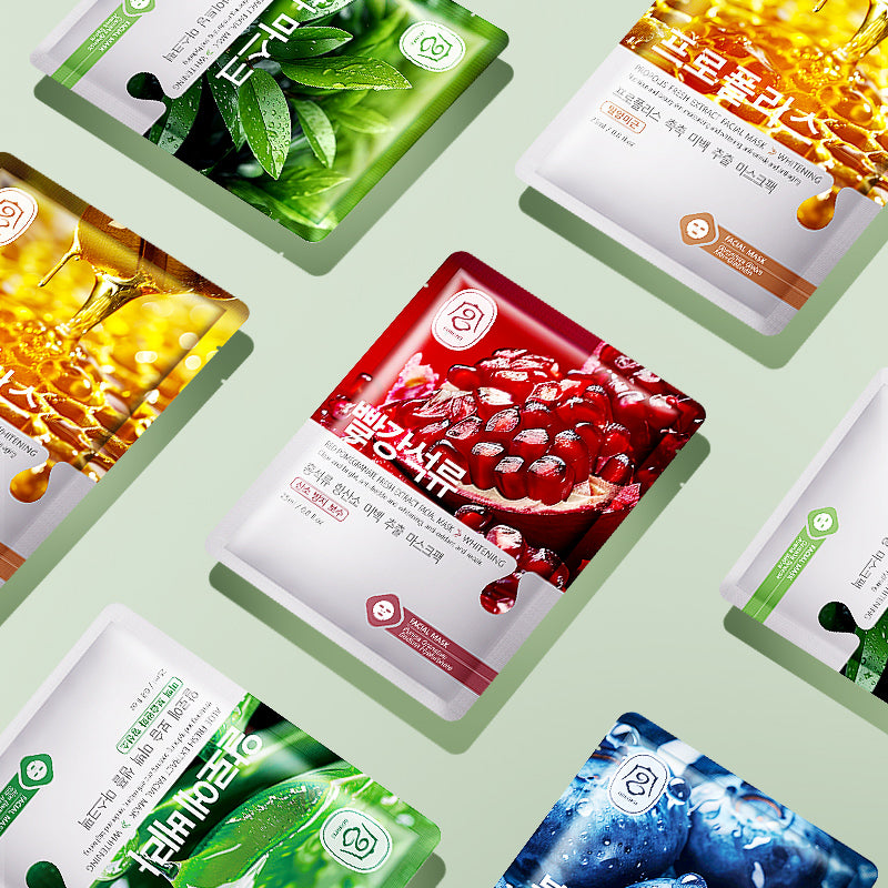 Gong Pei Aloe Vera Fresh Extract Moisturizing and Brightening Sheet Mask 25ml 