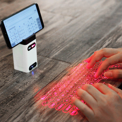 LEING FST Clavier laser virtuel Projecteur sans fil Bluetooth Clavier de téléphone pour ordinateur portable avec fonction souris