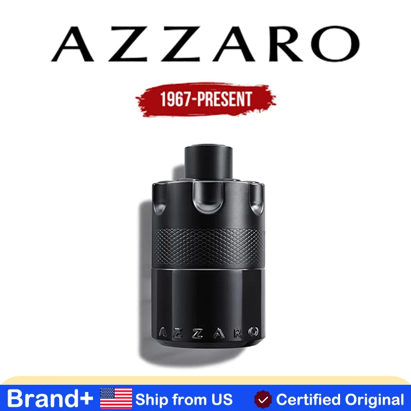 Azzaro The Most Wanted Eau De Parfum Intense Woody Seductive Mens Cologne Persistence Arabian Women's Perfume Pheromone Natural 