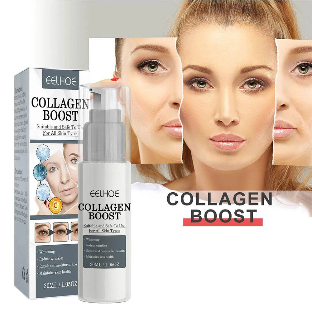 1/2/3pcs 30ml Collagen Boost Crème d’essence raffermissante Fade les lignes fines du visage éclaircissant sérum éclaircissant crème soins de la peau pour les femmes