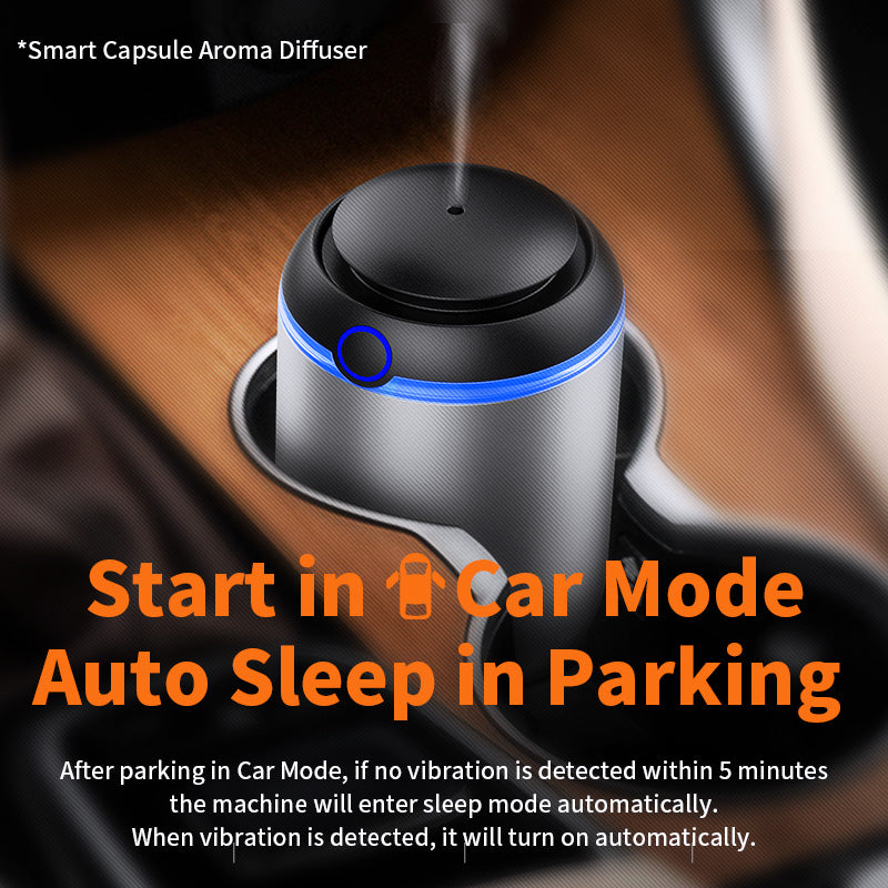 Car Aroma Diffuser Dropshipping USB Waterless Oil Sprayer with 2000mAh Battery