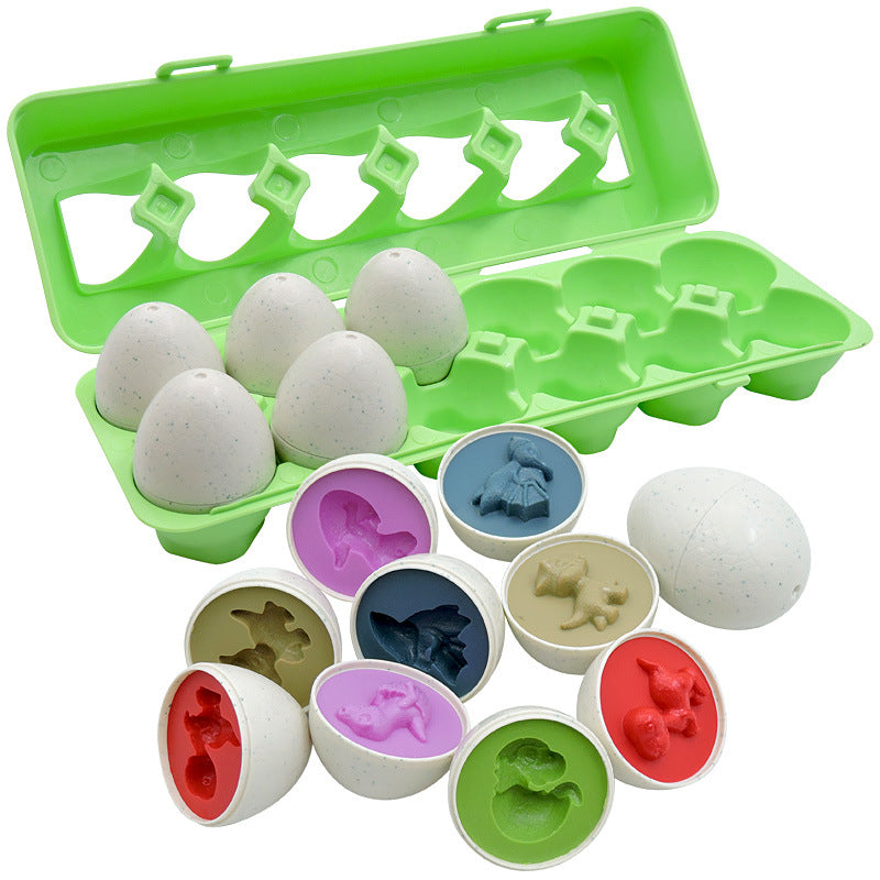 Baby Learning Educational Toy Smart Egg Toys Shape Sorters Matching Sorters Montessori Egg Toys for Children Kids