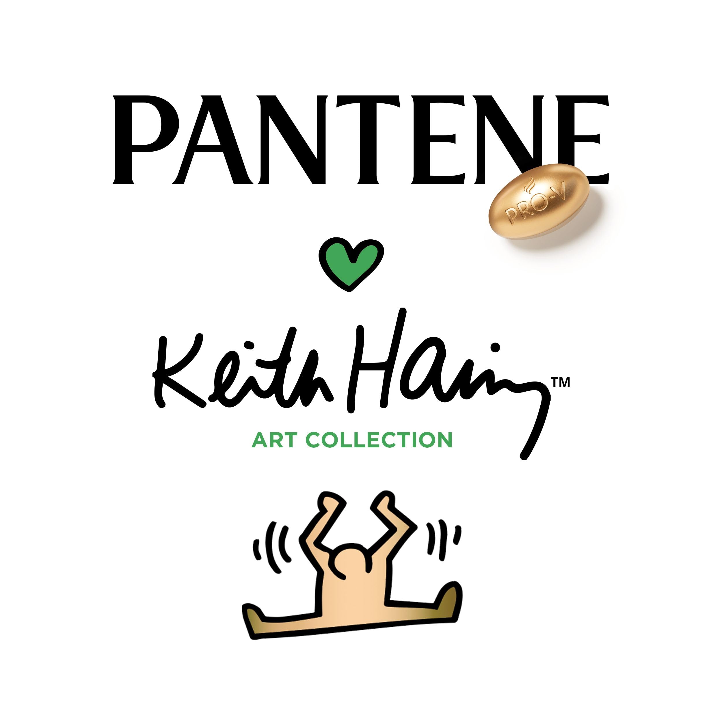 Pantene Pro-V x Keith Haring Art Collection Repair & Protect Conditioner 3 Minute Miracle 220ml Cheveux secs et abîmés, Active Nutri-Plex, aide à réparer les dommages visibles en 1 application