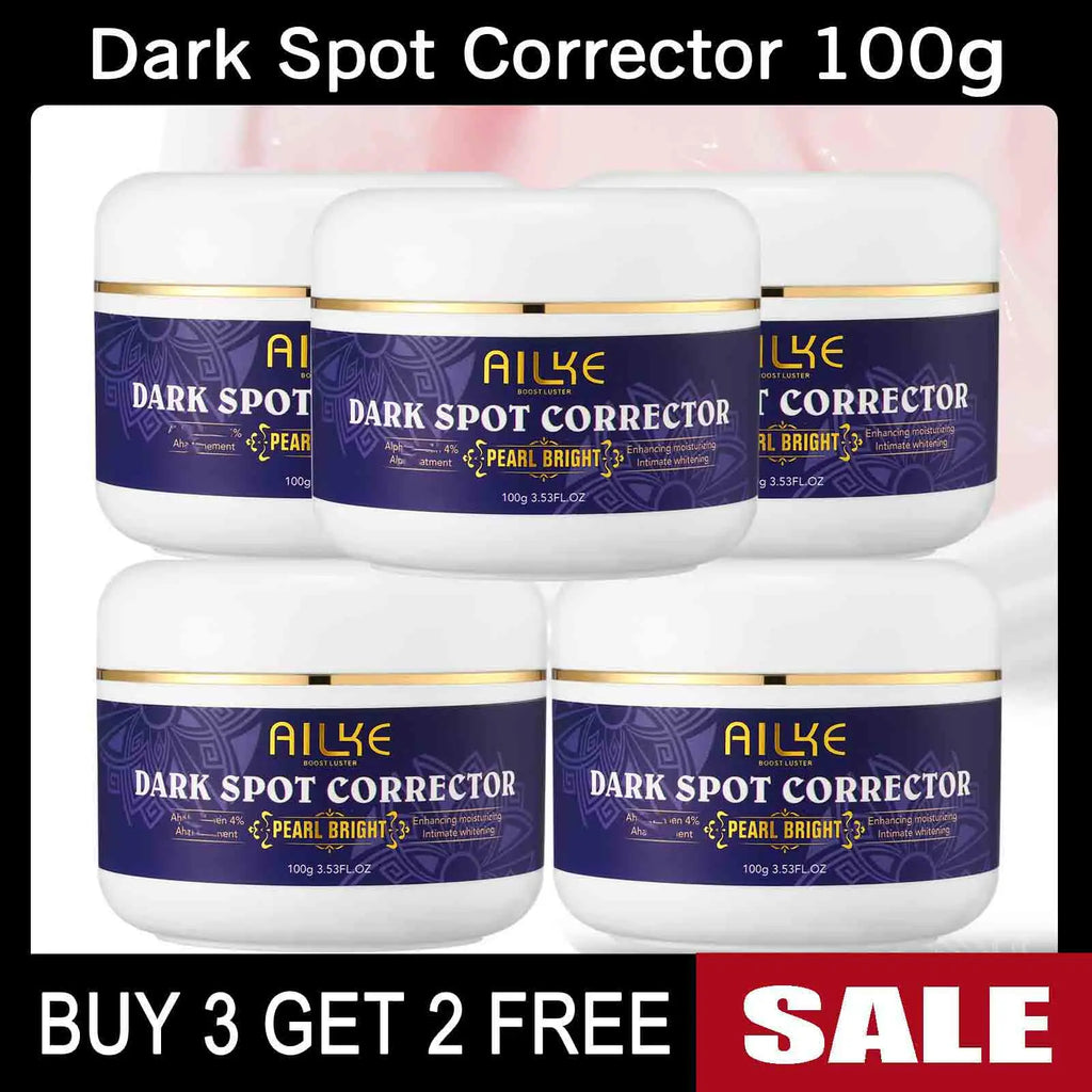 Kit de soins de la peau pour femmes AILKE Glutathione 5-en-1, avec lotion pour le corps, sérum, crème pour l’élimination des taches brunes, crème pour le corps, savon éclaircissant