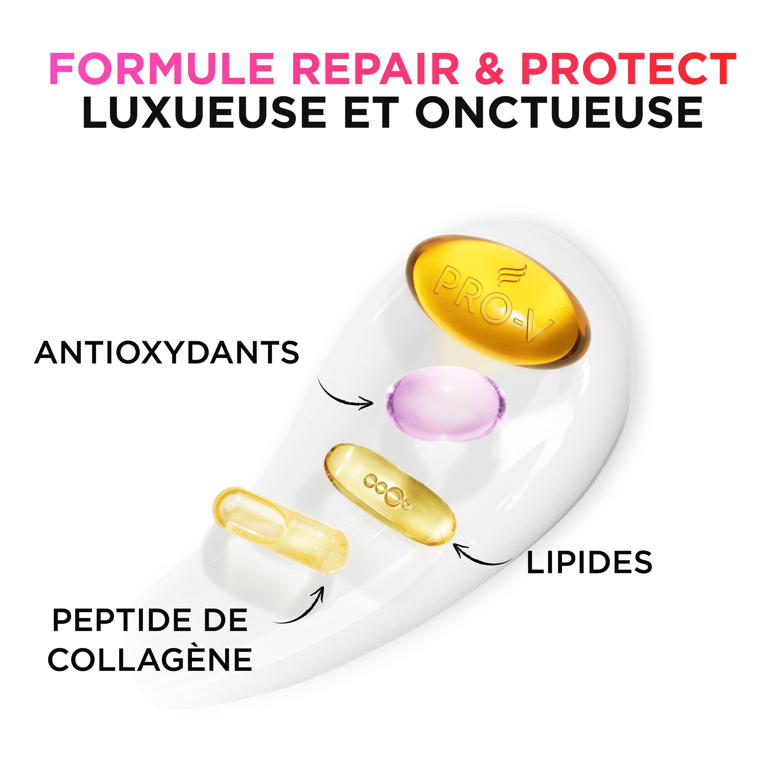 Pantene Pro-V x Keith Haring Art Collection Repair & Protect Conditioner 3 Minute Miracle 220ml Cheveux secs et abîmés, Active Nutri-Plex, aide à réparer les dommages visibles en 1 application