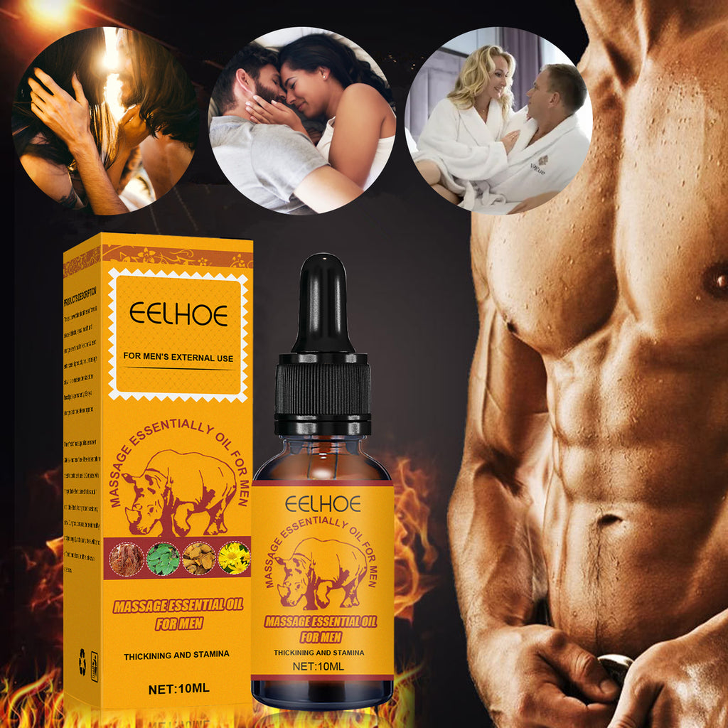 EELHOE Men's Massage Essential Oil, Massage Care Essential Oil for Men's Body Strength