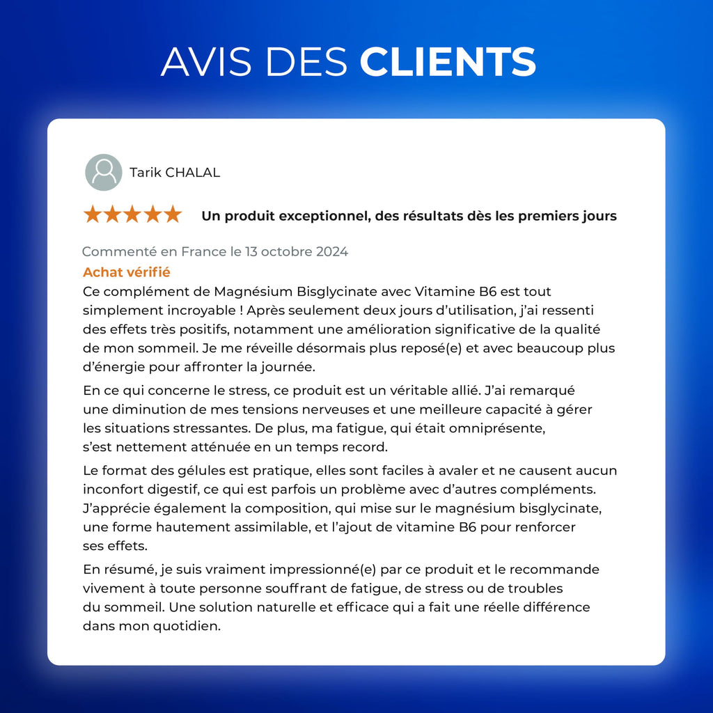 Marine Magnesium and Vitamin B6 | Patented Simag55 | Effectively Fights Fatigue | 150 mg/day | 120 Vegetable Capsules | 4 Month Cure | Made in France | Nutrimea 