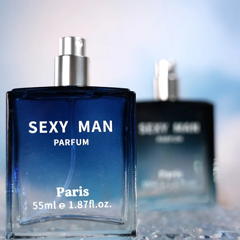 Long-lasting men's cologne, Manly Temptation Woody scent, portable eau de parfum spray for businesses 