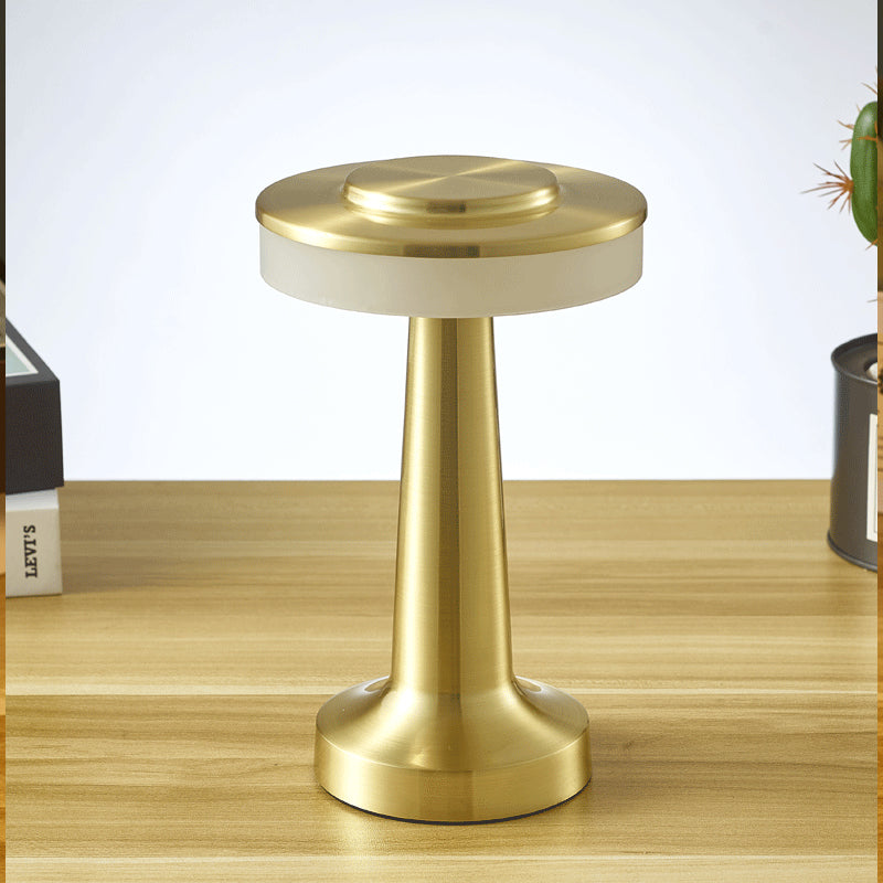 LED Touch Charging Table Lamp, Creative Lamp, Mushroom Lamp, Wireless Rechargeable Touch Sensor, Wireless Metal and Aluminum Table Lamps