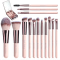 Makeup Brushes with Luminous Mirror