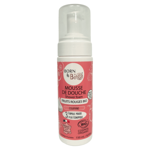 Mousse de Douche Fruits Rouges - Certifiée Bio