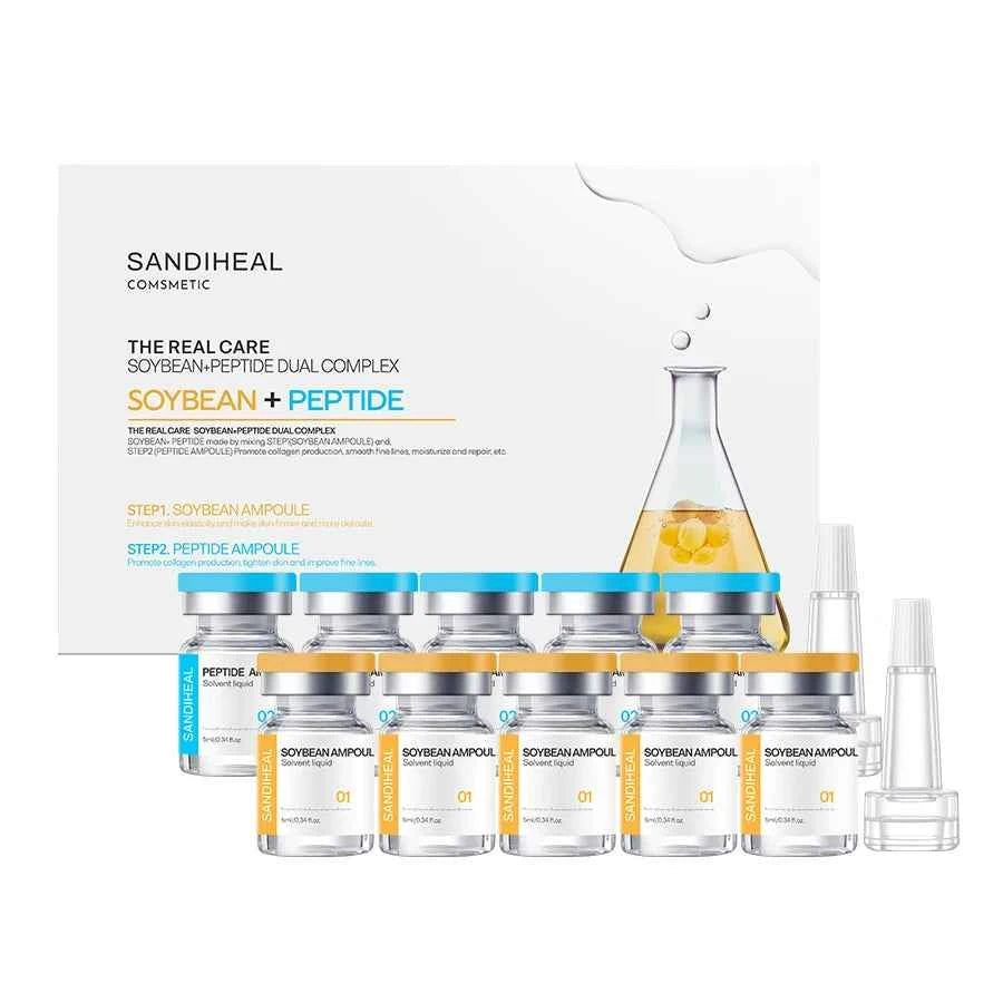 10Vails Sanendi PEPTIDE sérum hydratation profonde apaisant pour les peaux sensibles réduit la mélanine peau Essence hydratante pour le visage