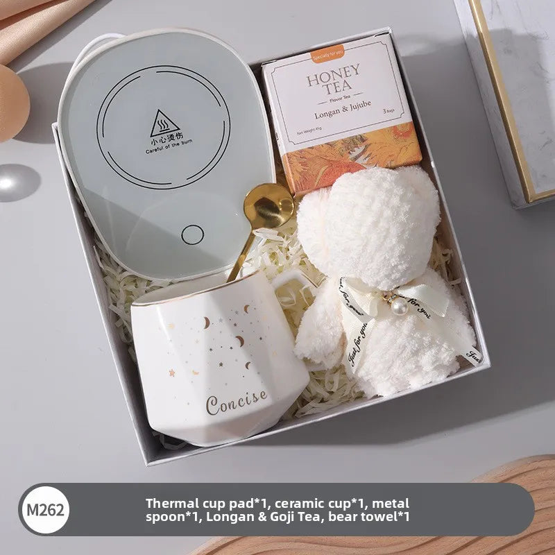 Busin Gift Umbrella Thermal Cup Birthday aduation Present Box Set Creative Festival Supplies Employee Activi Prtion