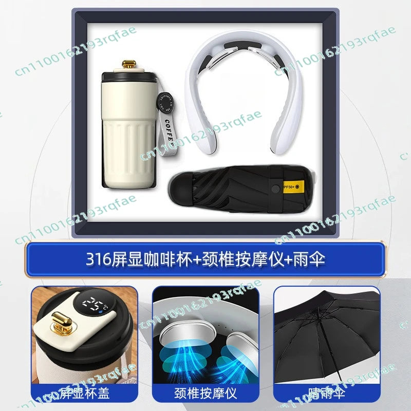 Coffee cup gift company opening event gift custom logo creative practical gift