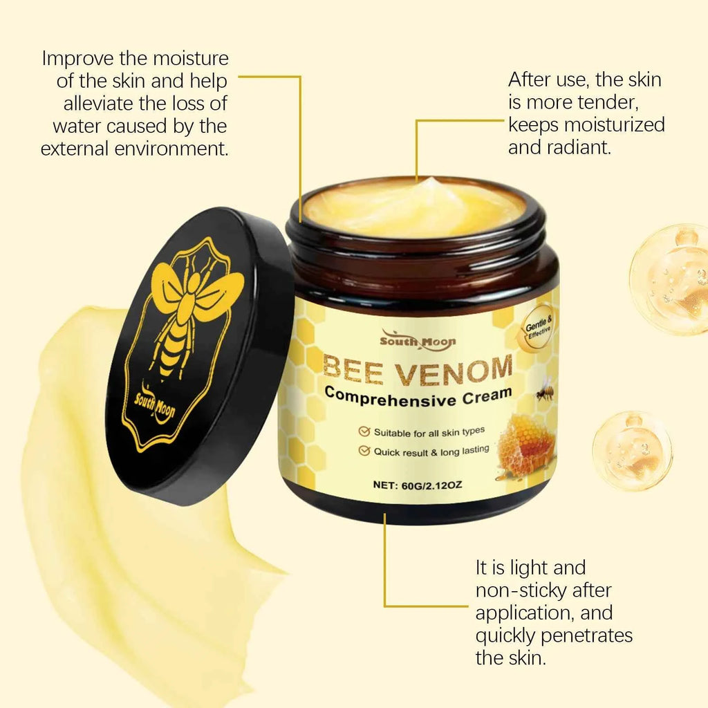 Bee Venom Skin Moisturizer, Gentle Hydrating, Smooth & Delicate, Nourishes Skin, Ideal For Daily Body Care Routine