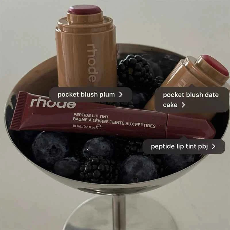 Baume cutané de marque, gelée de haricots, brillant à lèvres épicé, boîte de jus de Marg, bâton de fard à joues de poche, ne se décolore pas, imperméable, rouge à lèvres hydratant