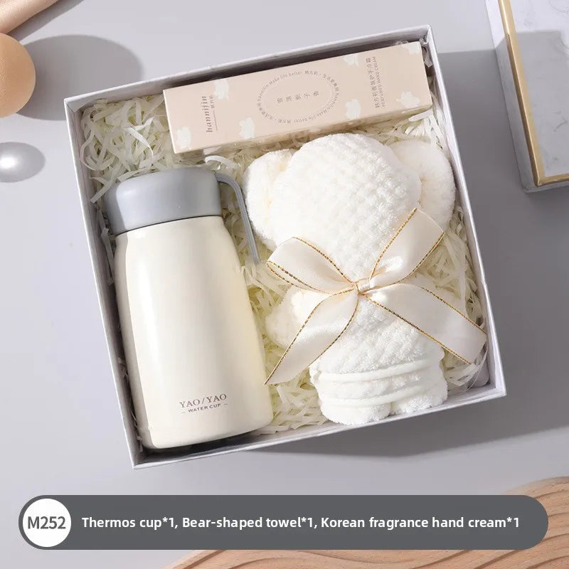 Busin Gift Umbrella Thermal Cup Birthday aduation Present Box Set Creative Festival Supplies Employee Activi Prtion