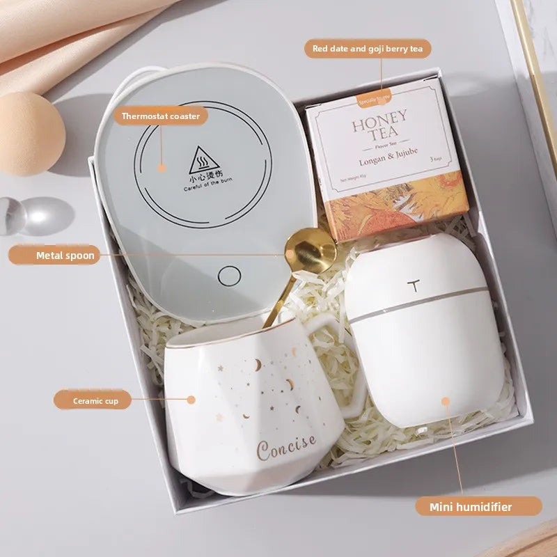 Busin Gift Umbrella Thermal Cup Birthday aduation Present Box Set Creative Festival Supplies Employee Activi Prtion