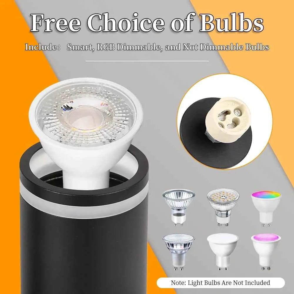 Adjustable LED Ceiling Spotlight Aluminum GU10 Pendant Track Lamp