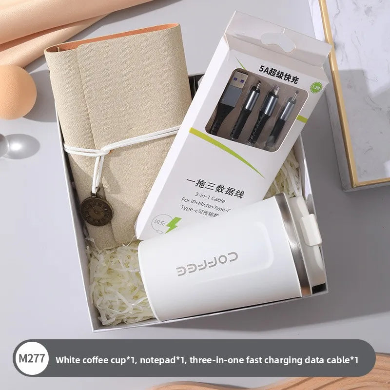 Busin Gift Umbrella Thermal Cup Birthday aduation Present Box Set Creative Festival Supplies Employee Activi Prtion