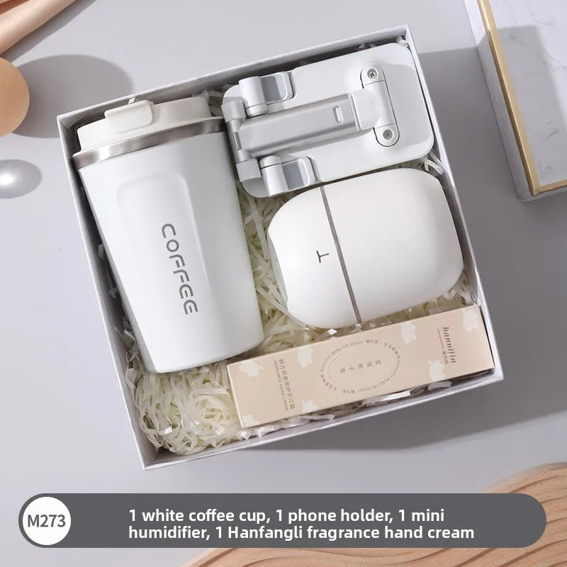 Busin Gift Umbrella Thermal Cup Birthday aduation Present Box Set Creative Festival Supplies Employee Activi Prtion