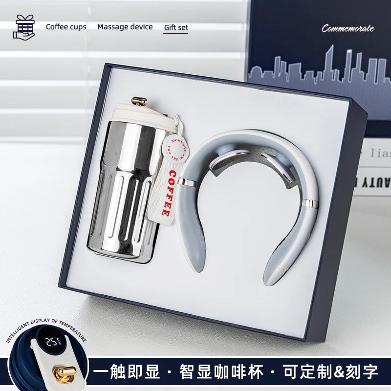 Réunion annuelle Anniversaire Business GiftSet ThermosCup Gift Box CompanyEvent SouvenirGifts personnalisés pour les clients et les employés