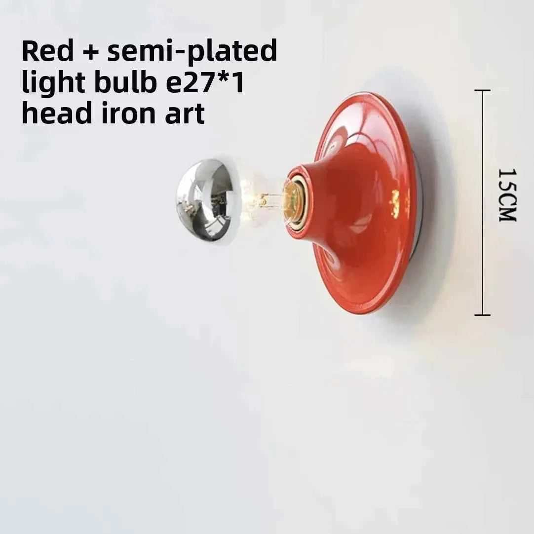 Bauhaus Retro UFO Flying Saucer Ripple Wall and Ceiling Lamp