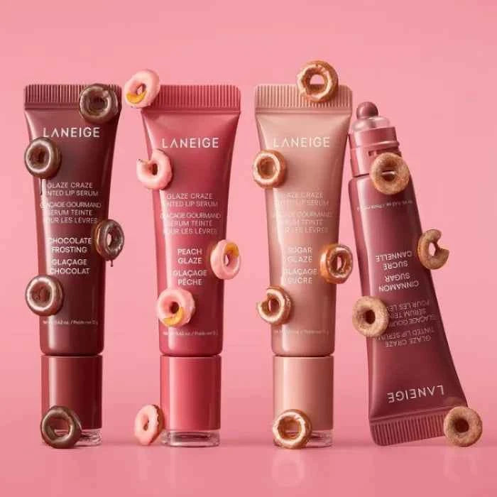 Baume à lèvres en forme de beignet, miroir hydratant, brillant à lèvres, fraise, framboise, glaçage au chocolat, odeur, huile transparente, maquillage