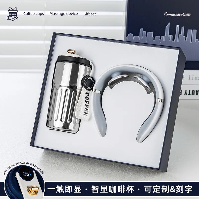 Réunion annuelle Anniversaire Business GiftSet ThermosCup Gift Box CompanyEvent SouvenirGifts personnalisés pour les clients et les employés