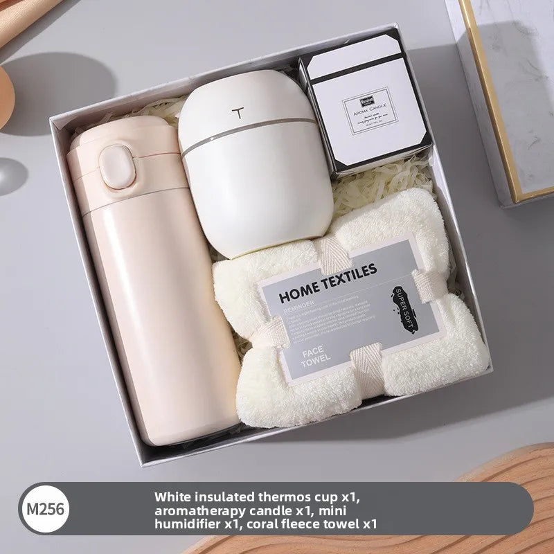 Busin Gift Umbrella Thermal Cup Birthday aduation Present Box Set Creative Festival Supplies Employee Activi Prtion