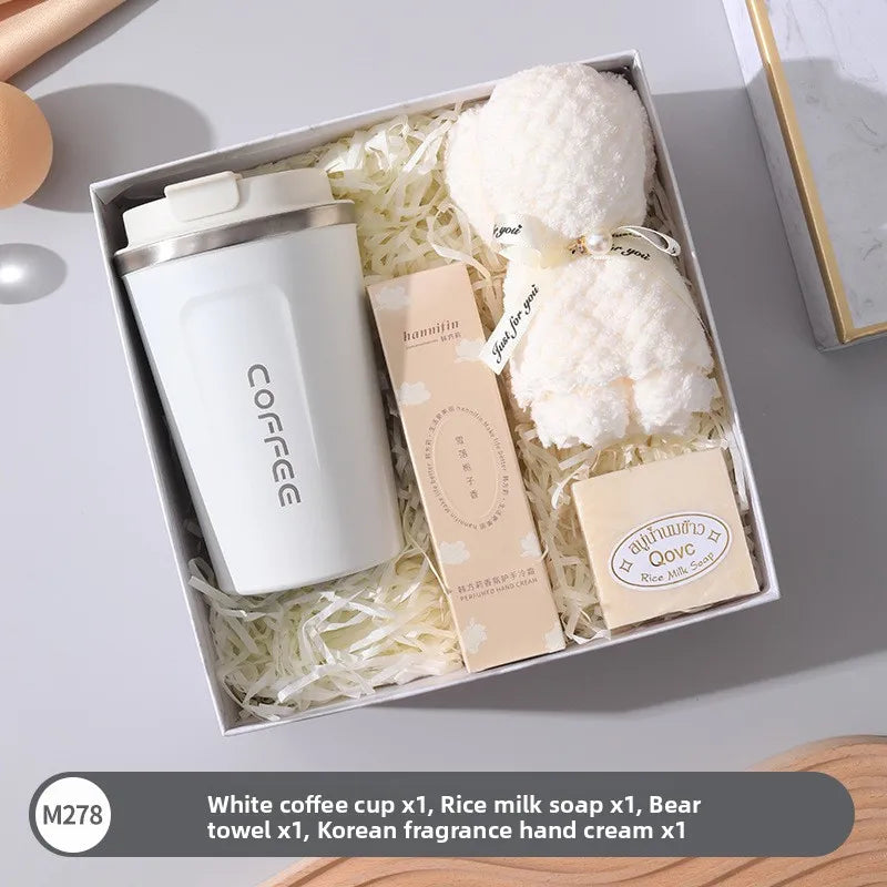 Busin Gift Umbrella Thermal Cup Birthday aduation Present Box Set Creative Festival Supplies Employee Activi Prtion