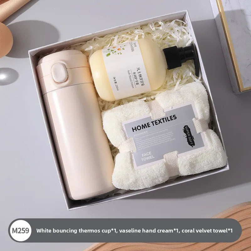 Busin Gift Umbrella Thermal Cup Birthday aduation Present Box Set Creative Festival Supplies Employee Activi Prtion