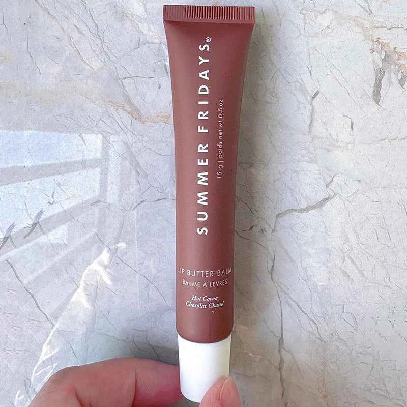 Baume à lèvres Beige vanille du vendredi d'été, ensemble de rouge à lèvres Transparent hydratant, Tube lisse et doux, brillant à lèvres miroir, maquillage pour les lèvres