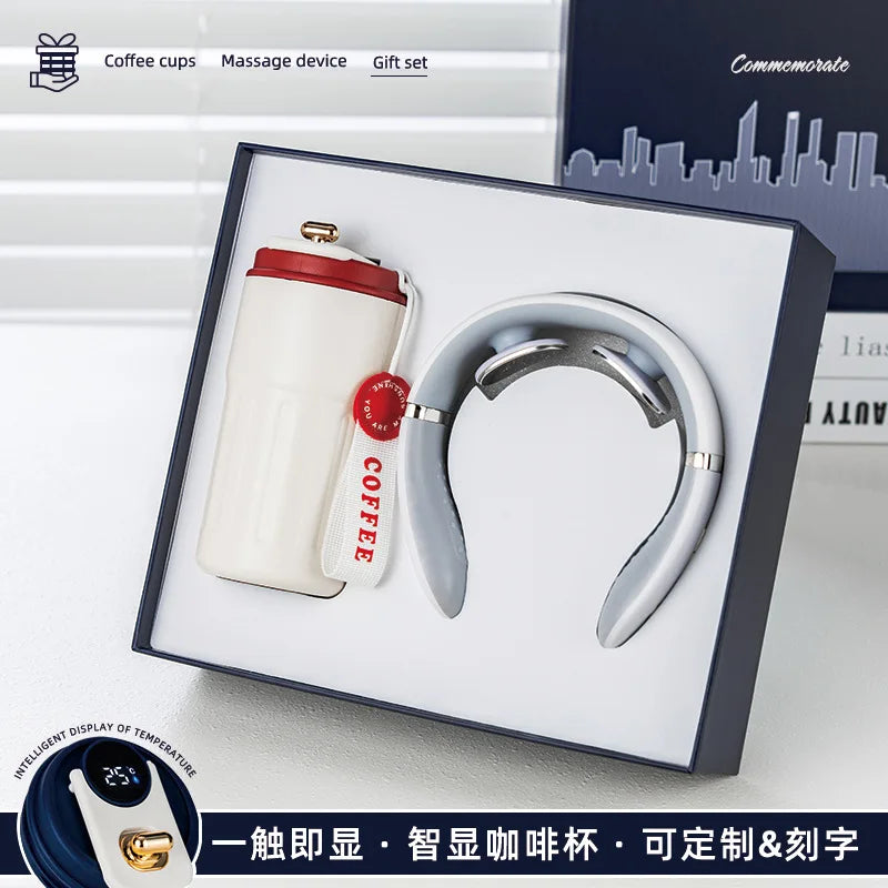 Réunion annuelle Anniversaire Business GiftSet ThermosCup Gift Box CompanyEvent SouvenirGifts personnalisés pour les clients et les employés