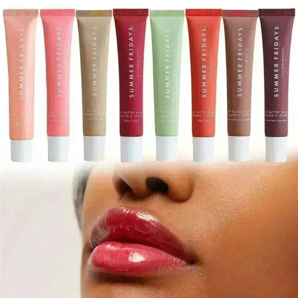 Baume à lèvres hydratant miroir brillant à lèvres vanille rose sucre café gâteau odeur rouge à lèvres huile transparente maquillage