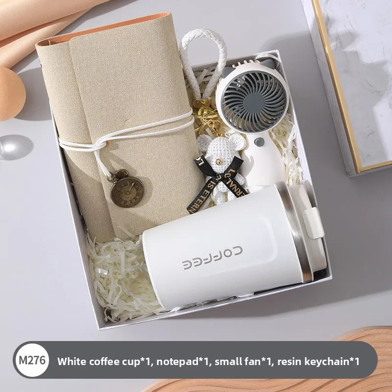 Busin Gift Umbrella Thermal Cup Birthday aduation Present Box Set Creative Festival Supplies Employee Activi Prtion