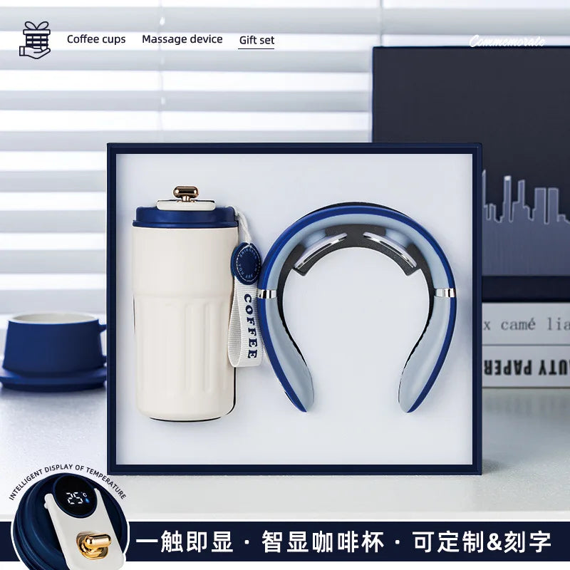 Réunion annuelle Anniversaire Business GiftSet ThermosCup Gift Box CompanyEvent SouvenirGifts personnalisés pour les clients et les employés