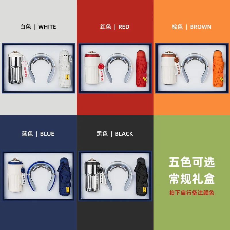 Réunion annuelle Anniversaire Business GiftSet ThermosCup Gift Box CompanyEvent SouvenirGifts personnalisés pour les clients et les employés