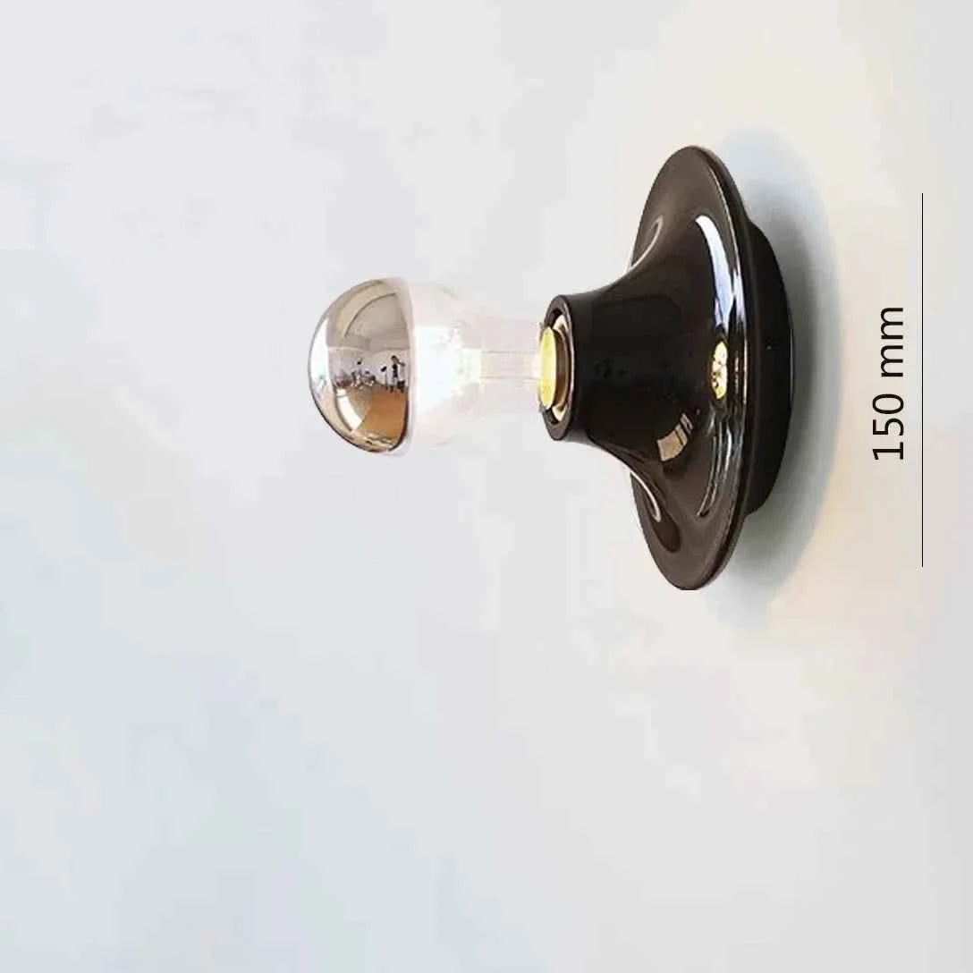 Bauhaus Retro UFO Flying Saucer Ripple Wall and Ceiling Lamp