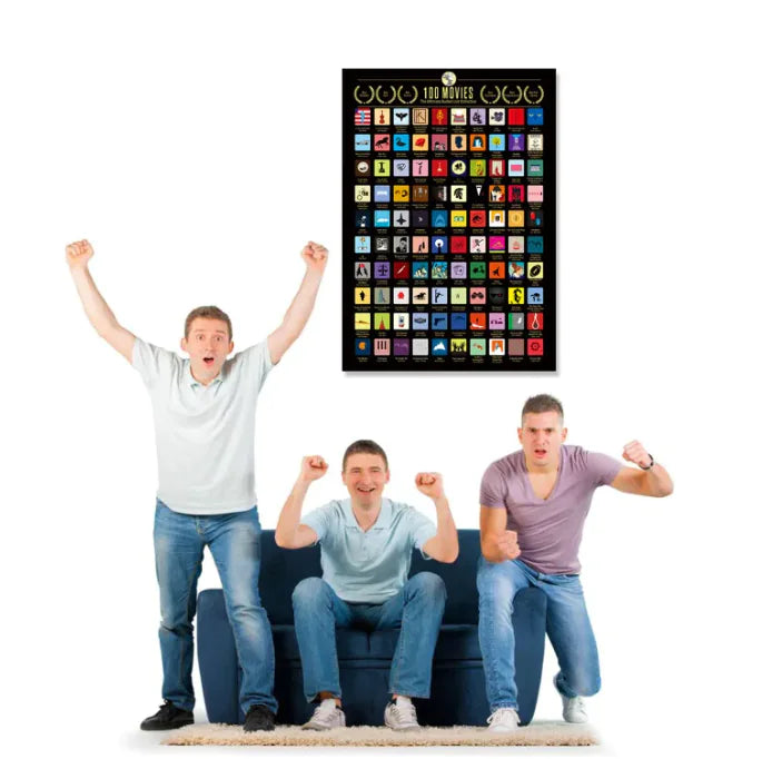 Movie Scratch Postcards