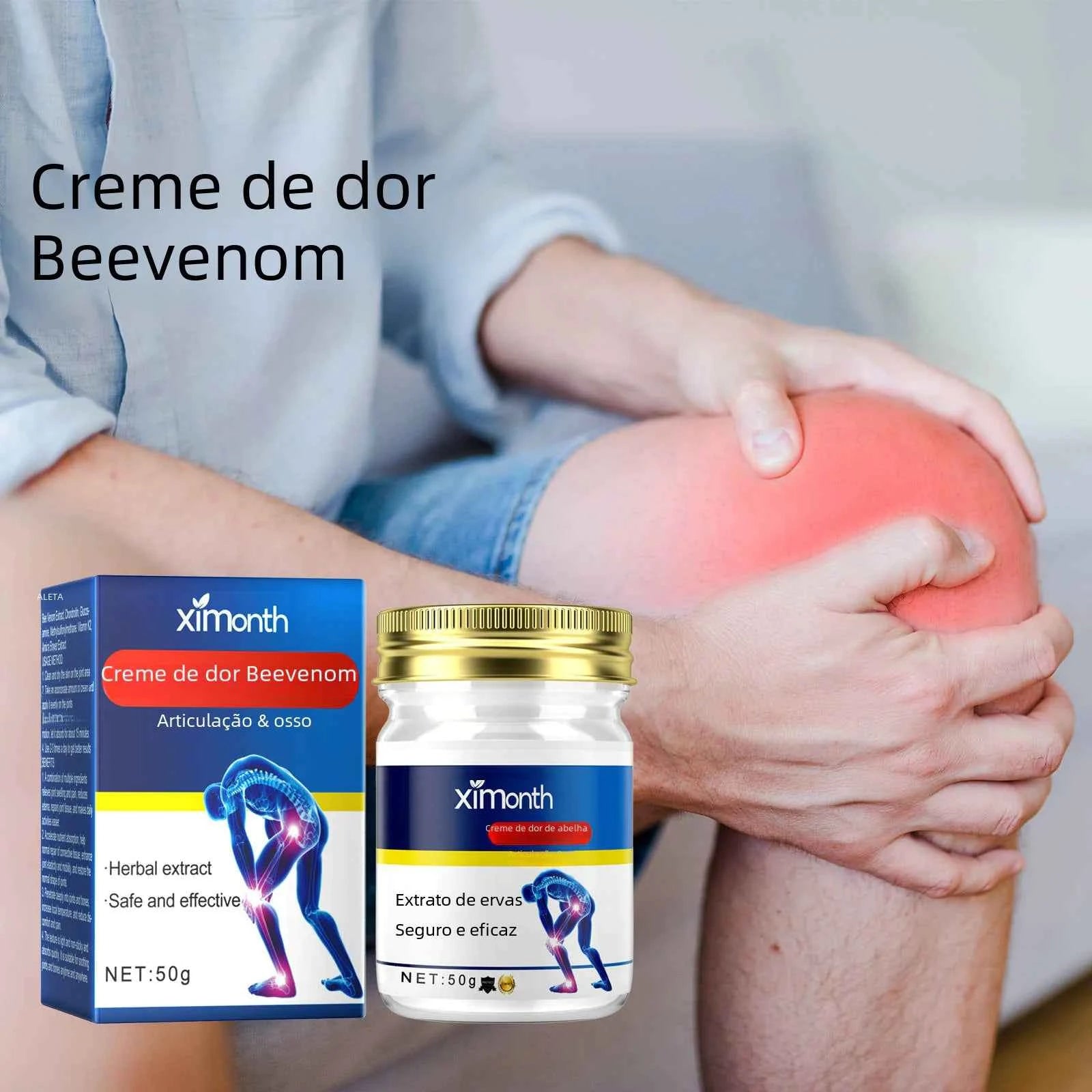 Ximonth Bee Venom Joint Care Cream for Pain Relief