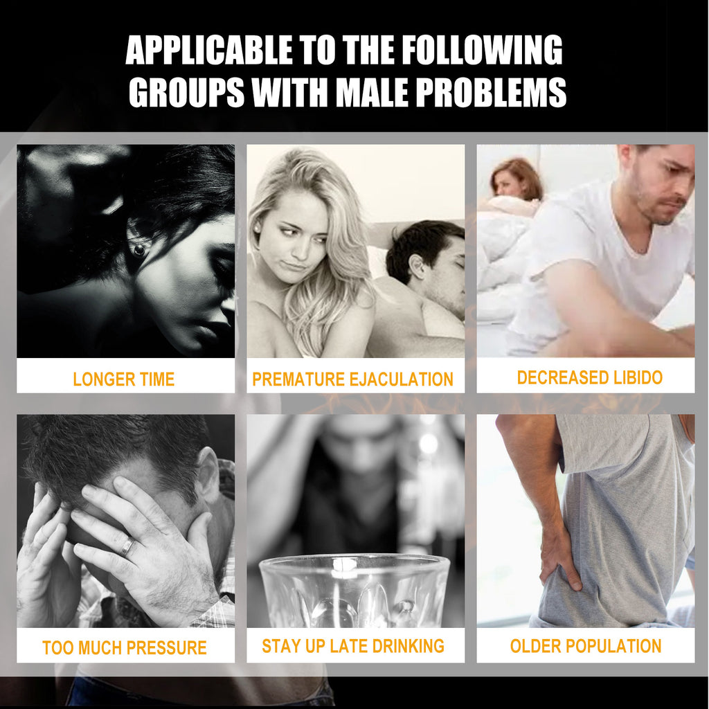 EELHOE Men's Massage Essential Oil, Massage Care Essential Oil for Men's Body Strength