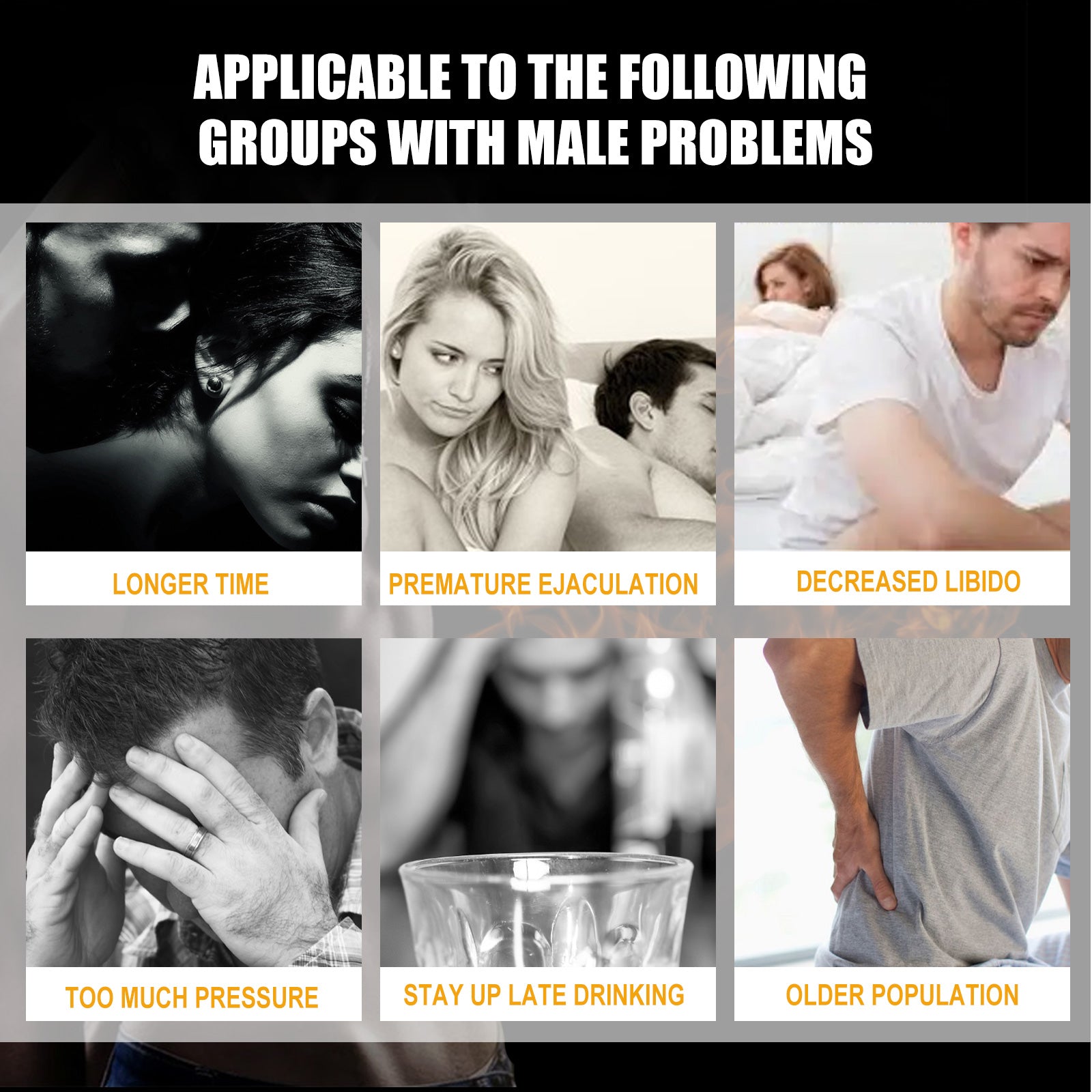 EELHOE Men's Massage Essential Oil, Massage Care Essential Oil for Men's Body Strength